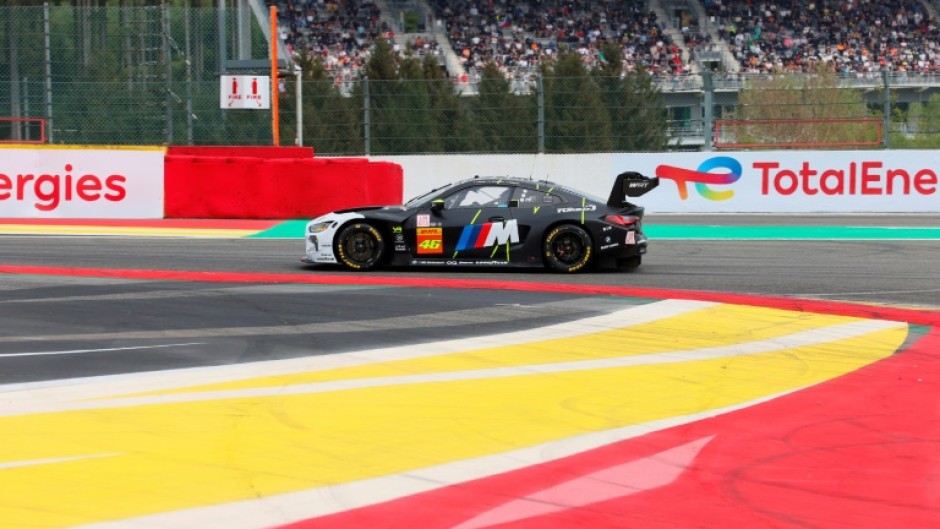 The Team WRT's BMW, driven by Ahmad Al Harthy, Valentino Rossi and Maxime Martin, failed to finish the 6 Hours of Spa-Francorchamps