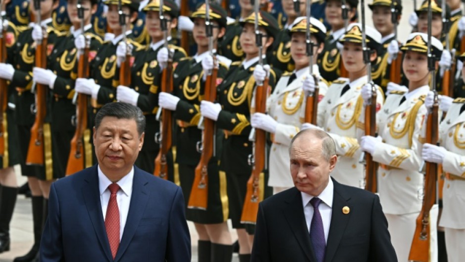 Leaders Xi Jinping and Vladimir Putin framed their nations' ties as a stabilising force in a chaotic world as they met Thursday in Beijing