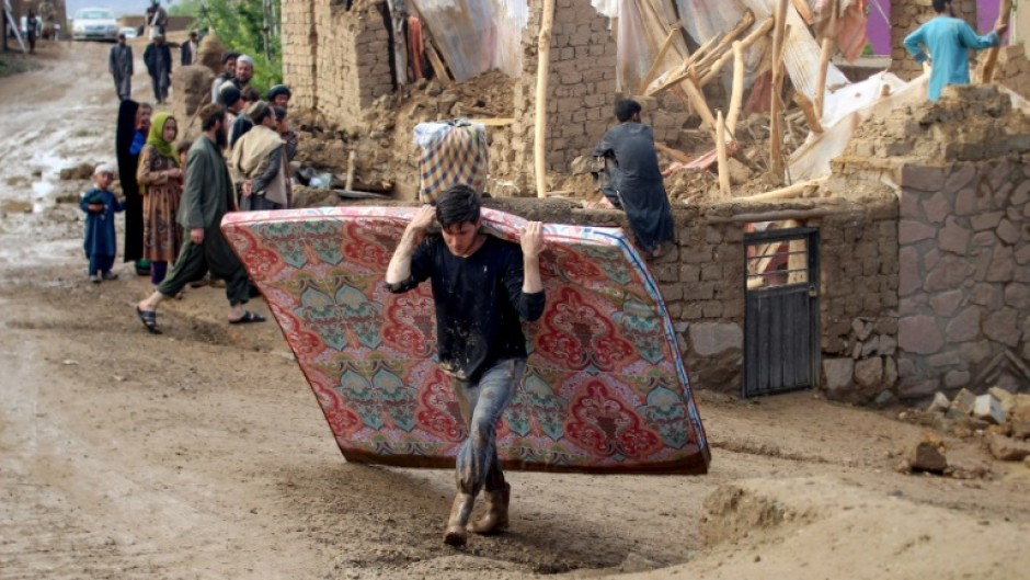 Flash floods have killed dozens of people in western Afghanistan