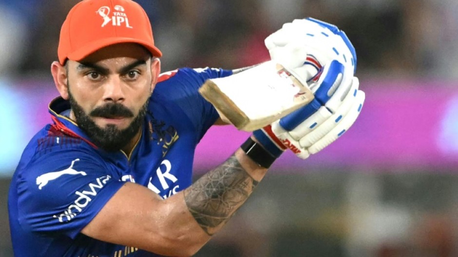 Virat Kohli plays a shot during the Indian Premier League