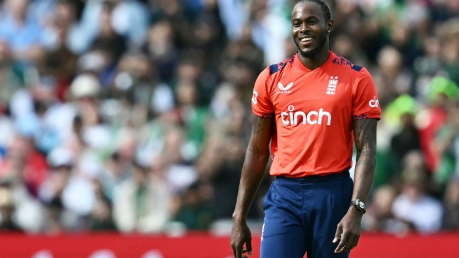 England's Jofra Archer took two wickets on his return to international cricket