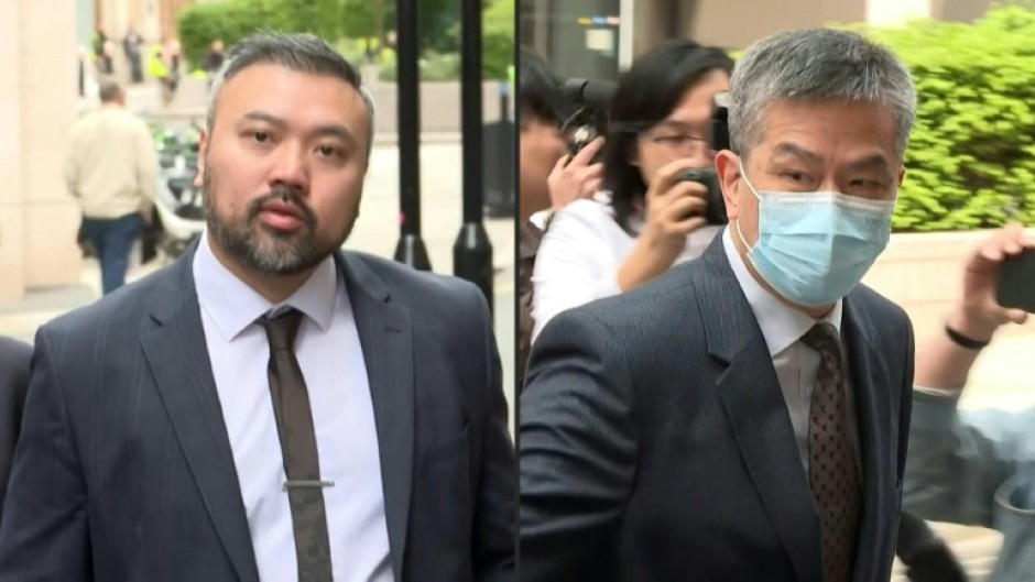 Two men charged with spying for Hong Kong in UK appear in court, after a third found dead