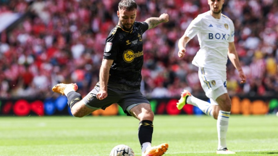 Southampton's Adam Armstrong scored the Championship play-off final winner against Leeds