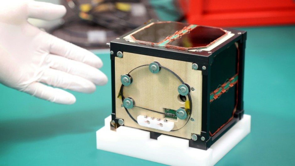 The world's first wooden satellite made from wood  developed by scientists at Kyoto University and logging company Sumitomo Forestry