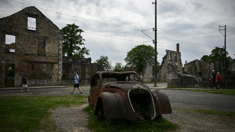 Decay is threatening what is left of Oradour-sur-Glane in southern France