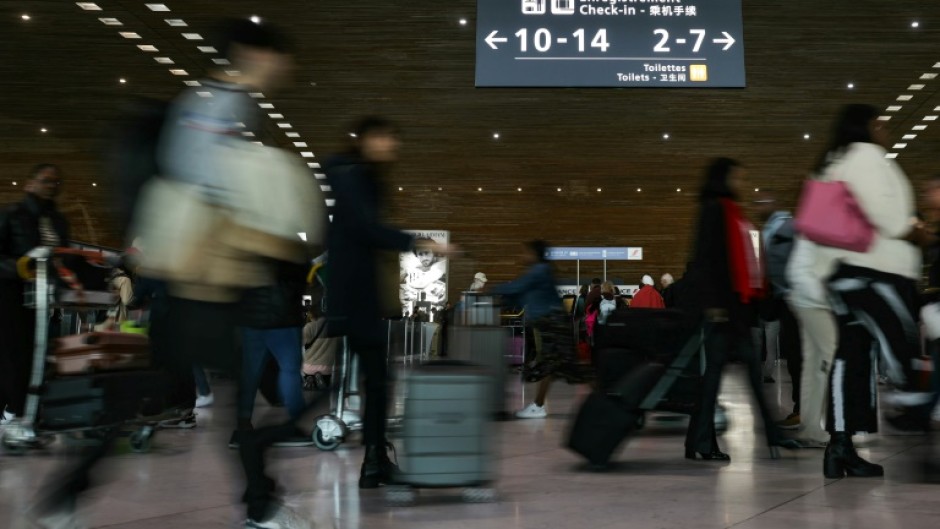 Passengers at Paris Charles de Gaulle