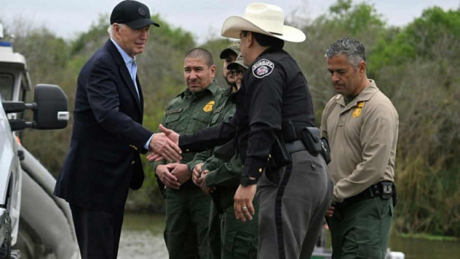 President Joe Biden visited the US-Mexico border in February