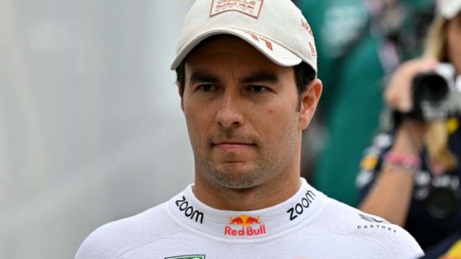 Staying put: Red Bull driver Sergio Perez 