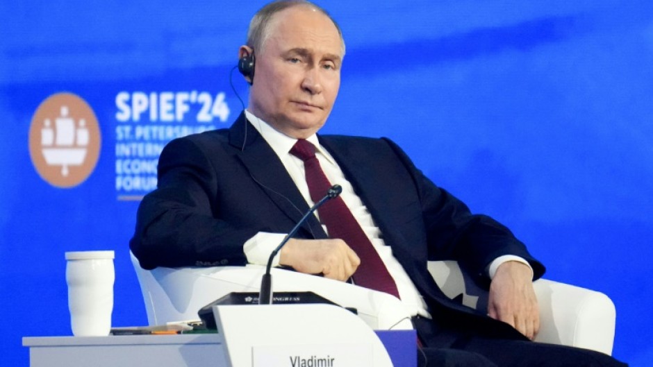 Vladimir Putin told the Saint Petersburg International Economic Forum that 47 Ukrainian settlements had been 'liberated' so far this year