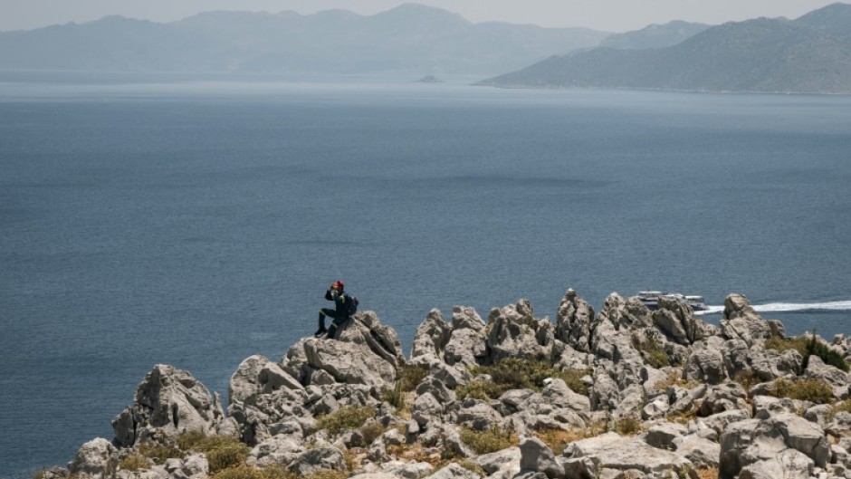 Greek firefighters took part in the search for British health journalist Michael Mosley on Symi