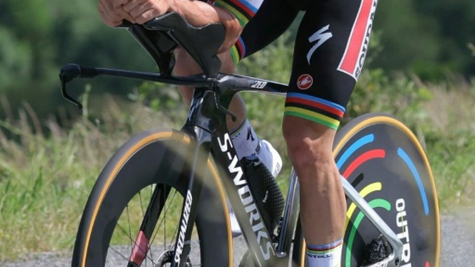 Team Soudal's Remco Evenepoel won the stage 4 time trial in the Criterium du Dauphine on Wednesday