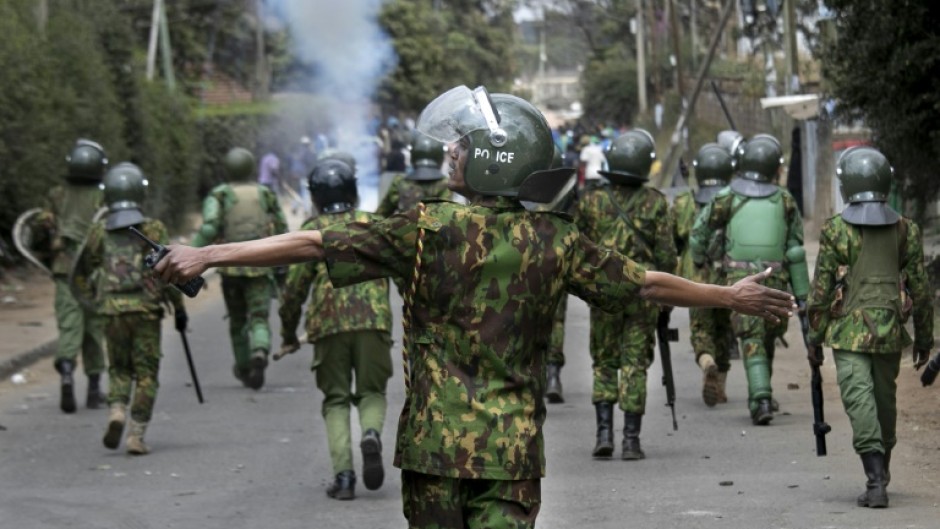 Rights groups have accused Kenyan police of using excessive force