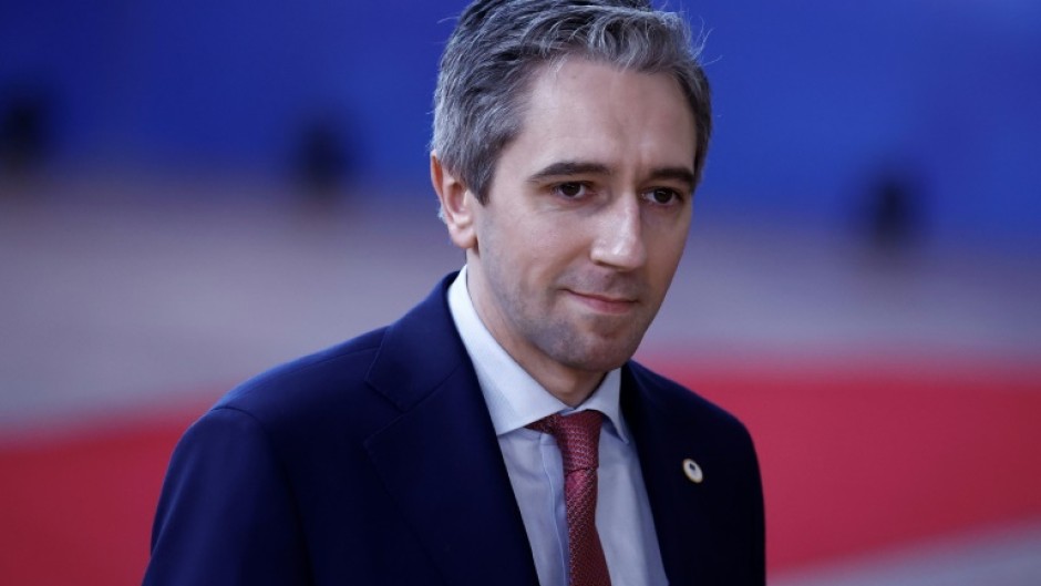 Ireland's prime minister Simon Harris has seen support increase for his governing coalition