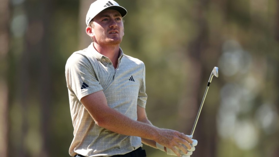 Nick Dunlap, a 20-year-old American, practices for the US Open at Pinehurst, where he won last July in the North & South Amateur