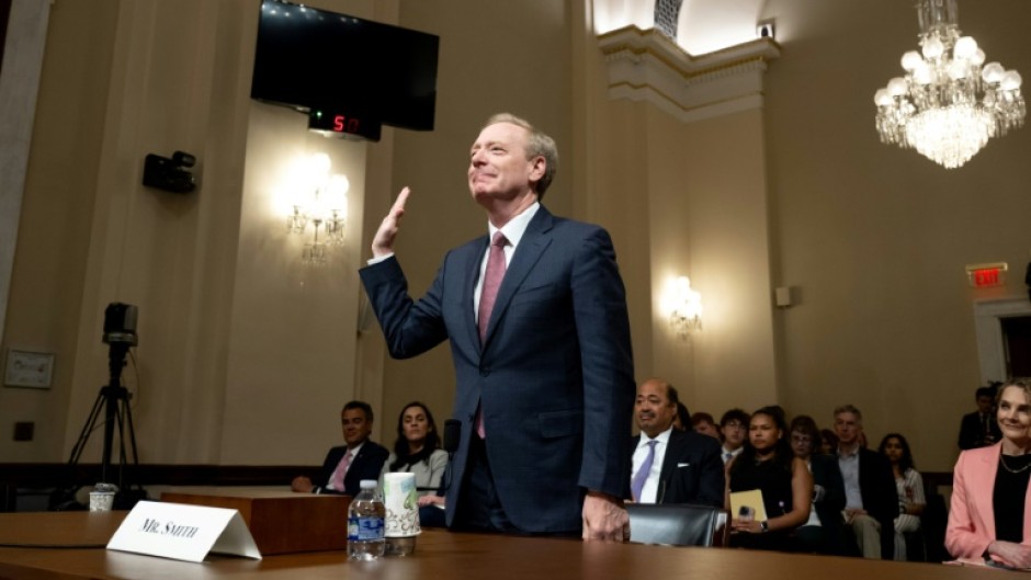 Microsoft President Brad Smith spent more than three hours answering questions from members of the Homeland Security Committee in Washington