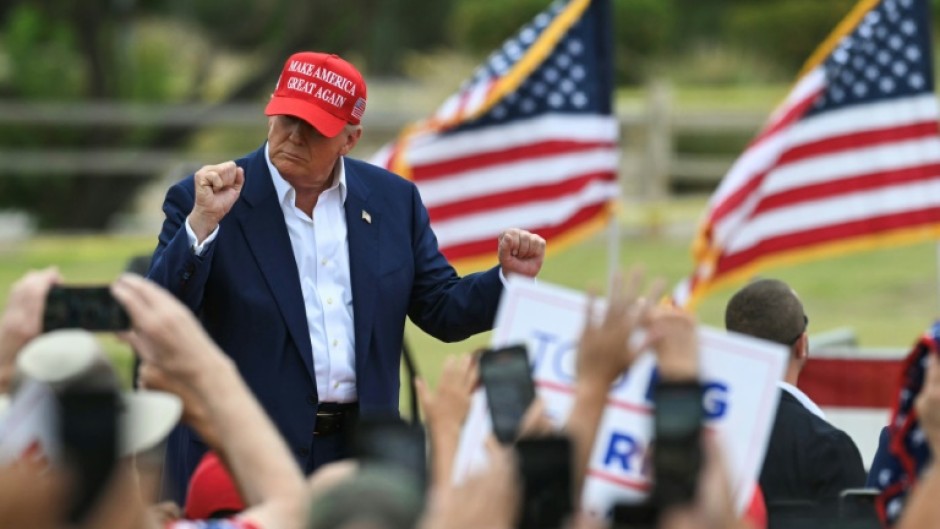 Donald Trump often dances briefly at his rallies