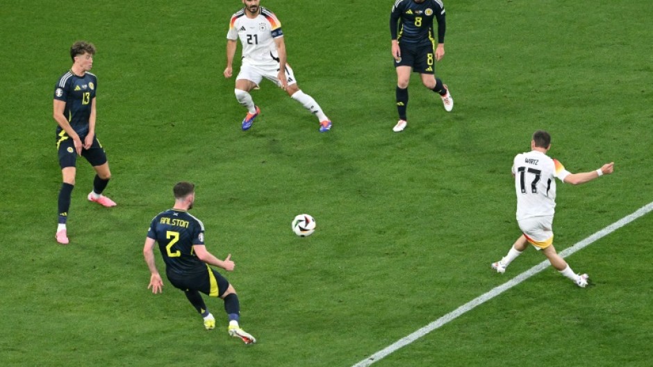 Florian Wirtz scores the opening goal of Euro 2024 on the way to a comfortable win for Germany