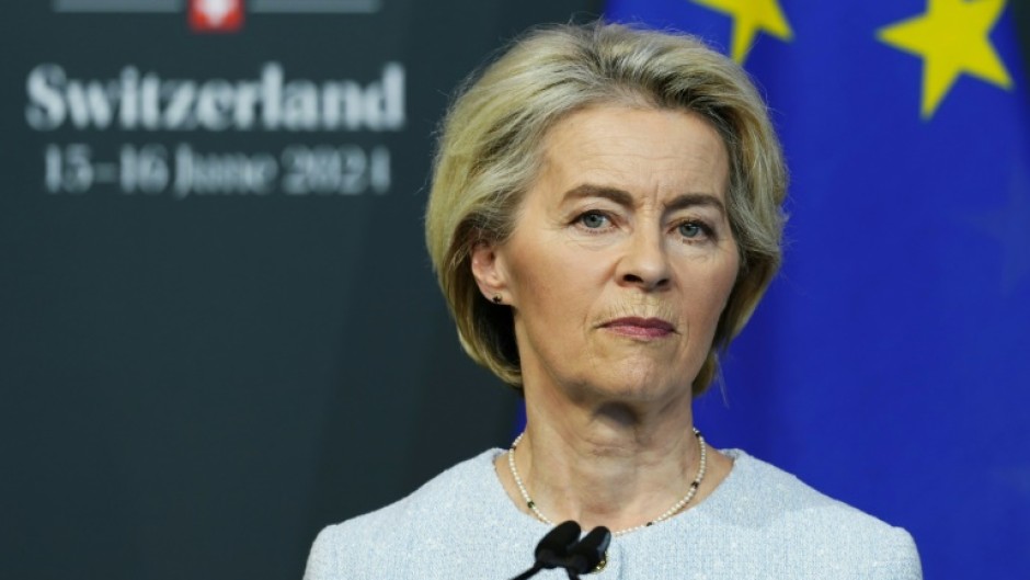 Von der Leyen is seeking a second term as president of the European Commission