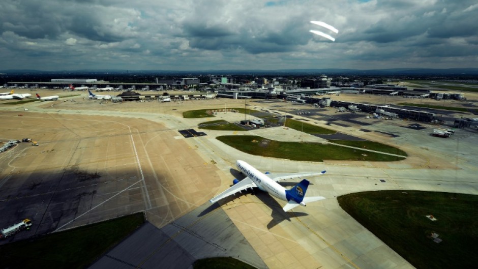 Manchester Airport, the third-busiest in Britain, cancelled over 100 flights affecting thousands of passengers Sunday following a major power cut