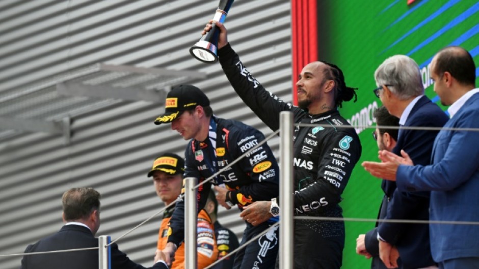 I've missed this - Hamilton savours a return 'home'  to the podium