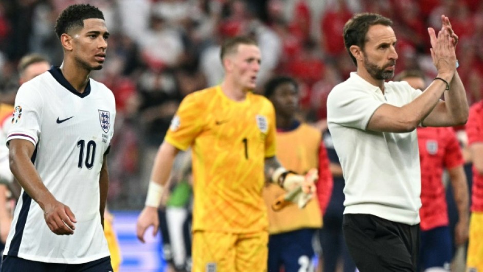 England boss Gareth Southgate (right) has said the Three Lions must improve at Euro 2024