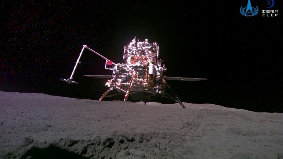 Chang'e-6's lunar lander used a drill and robotic arm to scoop up samples on the far side of the Moon