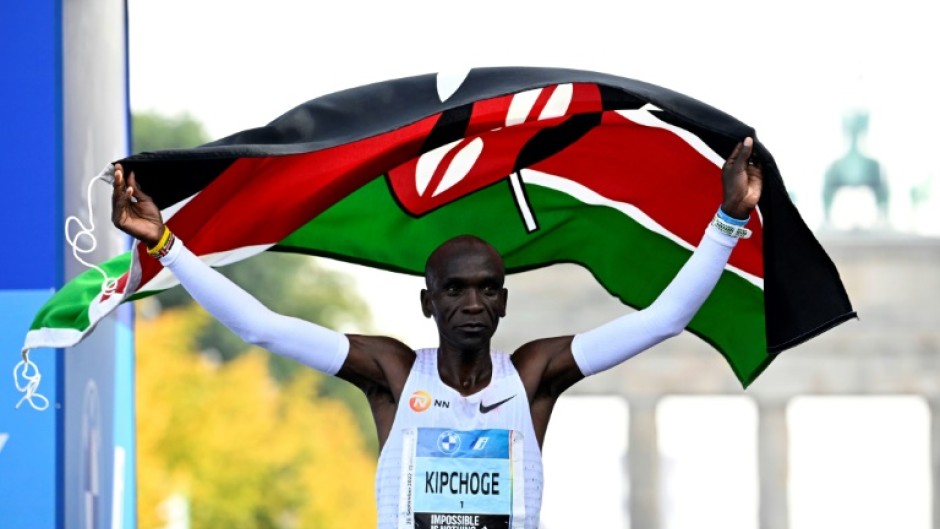 Kenya's Eliud Kipchoge broke his own world record at the Berlin marathon in 2022