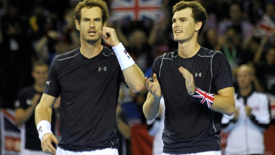 Britain's Andy Murray (left) and Jamie Murray are teaming up in the men's doubles at Wimbledon