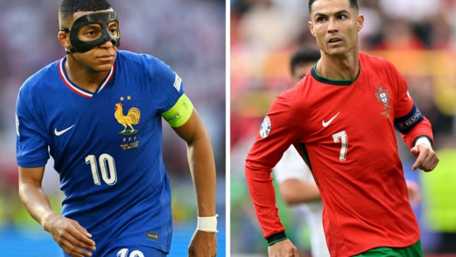 Kylian Mbappe and Cristiano Ronaldo will lead France and Portugal into their Euro 2024 quarter-final clash in Hamburg on Friday