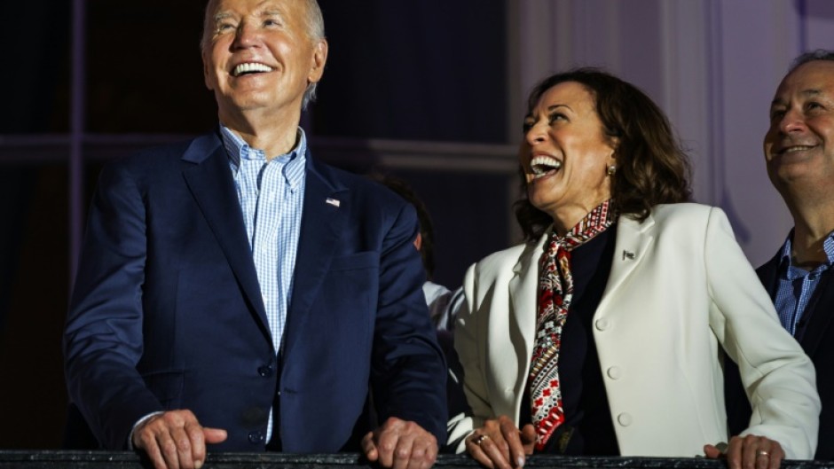 As US vice president, Kamala Harris (right) is seen as President Joe Biden's heir apparent