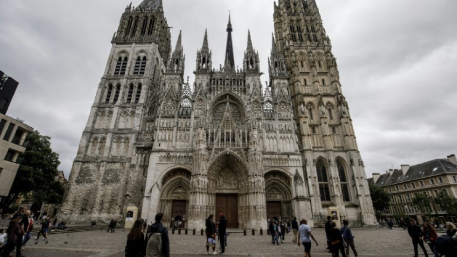 Construction on Rouen's cathedral was begun in the 12th Century