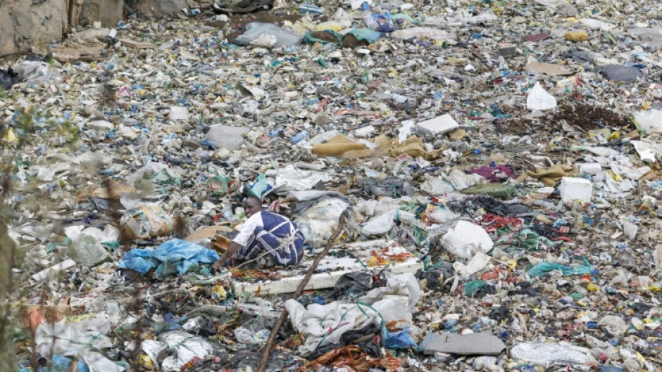 Volunteers have been combing through the rubbish dump in the hunt for bodies 