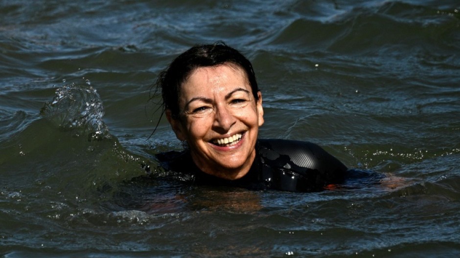 Hidalgo swam in the Seine to demonstrate it is clean enough to host the outdoor swimming events at the Olympics