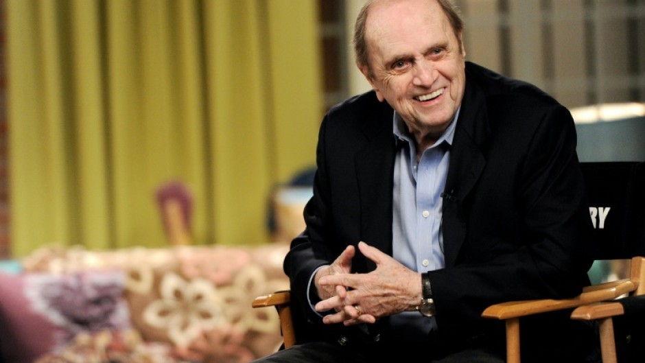 Actor Bob Newhart appears on the set of 'The Big Bang Theory' on August 15, 2013, in Burbank, California