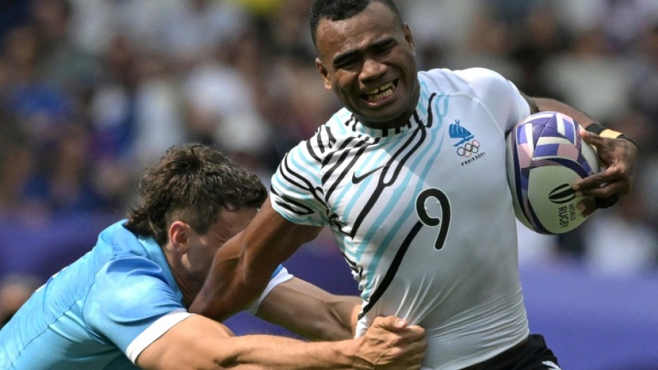 Fiji delighted the crowd with their free-flowing game 