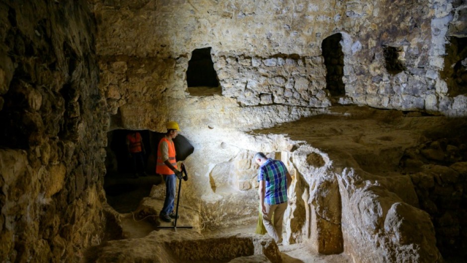 The underground settlement is thought to date to the ninth century BC