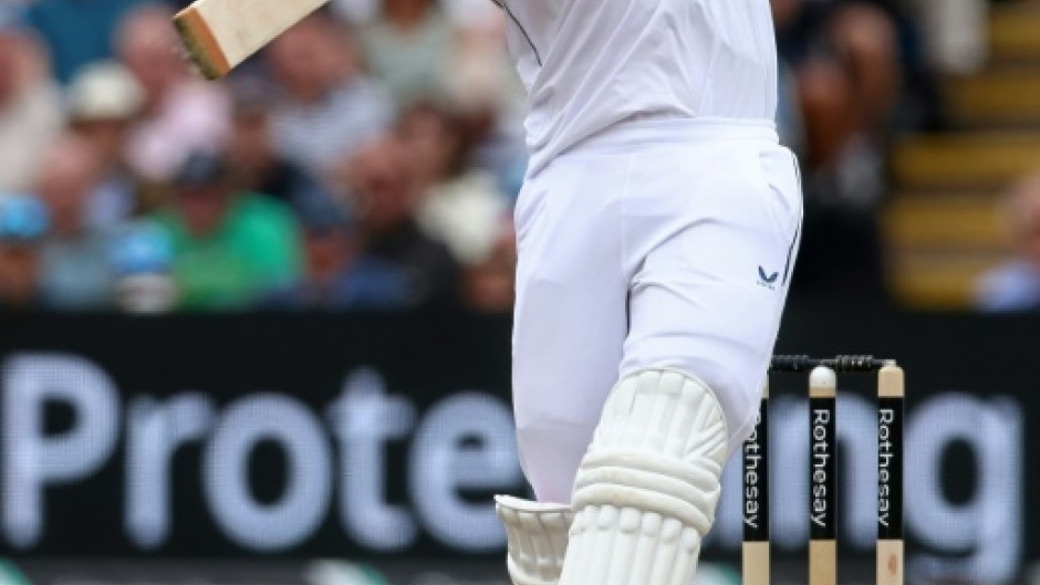 Big hit: England's Jamie Smith pulls Alzarri Joseph for six in the third Test against the West Indies at Edgbaston