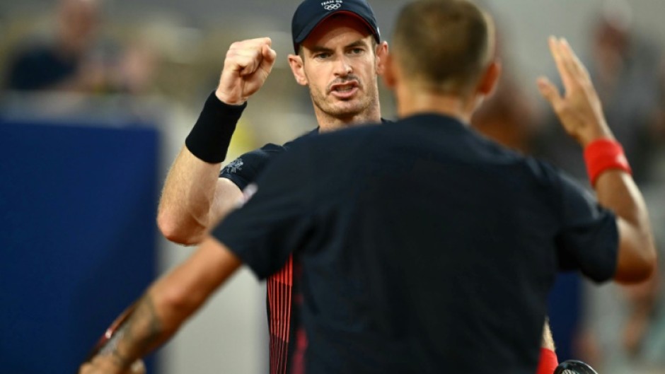 Final tournament: Andy Murray with Dan Evans on Thursday