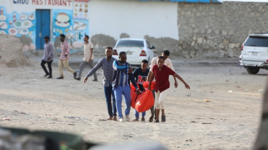 Somali police said at least 32 people died in the attack