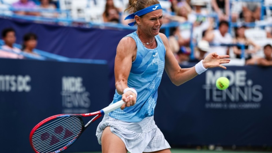 Czech Marie Bouzkova upset third-ranked Aryna Sabalenka to reach the final of the WTA Washington Open