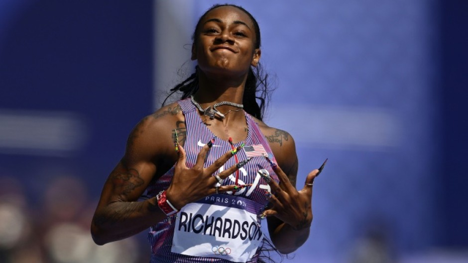 Sha'Carri Richardson made her Olympics debut by cruising through her 100m heat