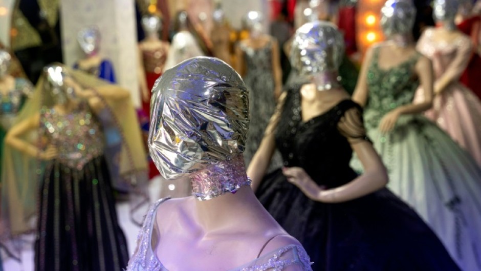 In Afghanistan, morality police asked the stores to hide the mannequins' faces 