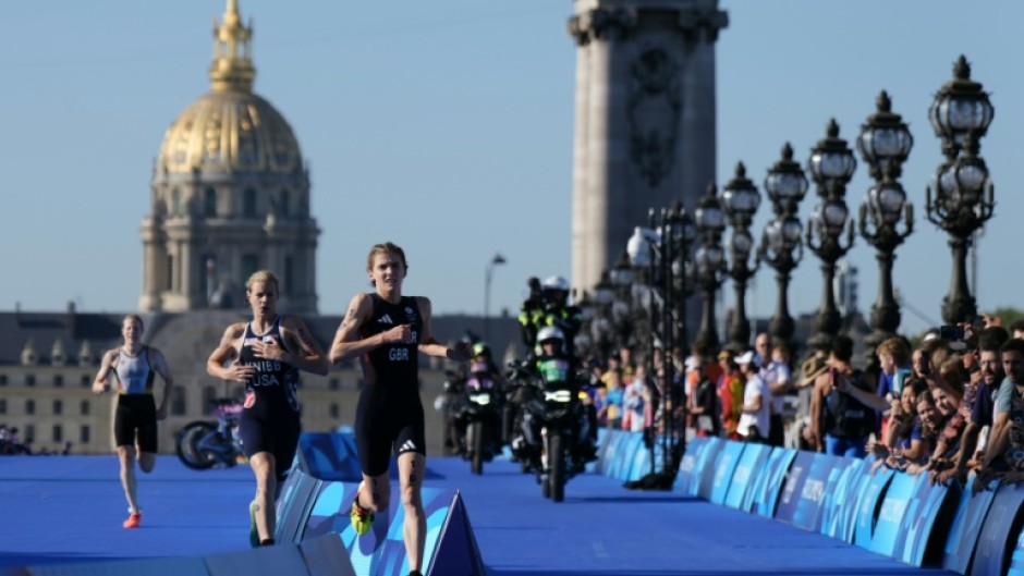 The mixed relay ended in a thrilling sprint finish