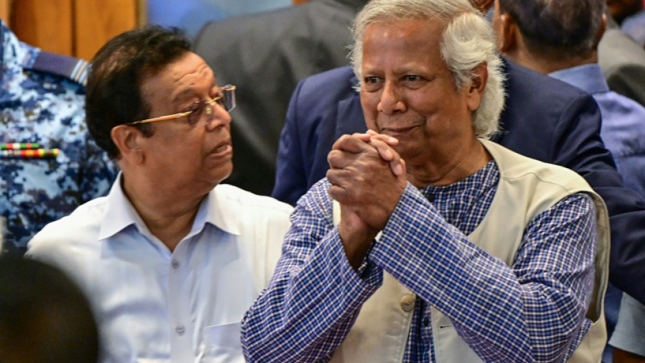 Yunus called for the restoration of order after weeks of violence that left at least 455 people dead