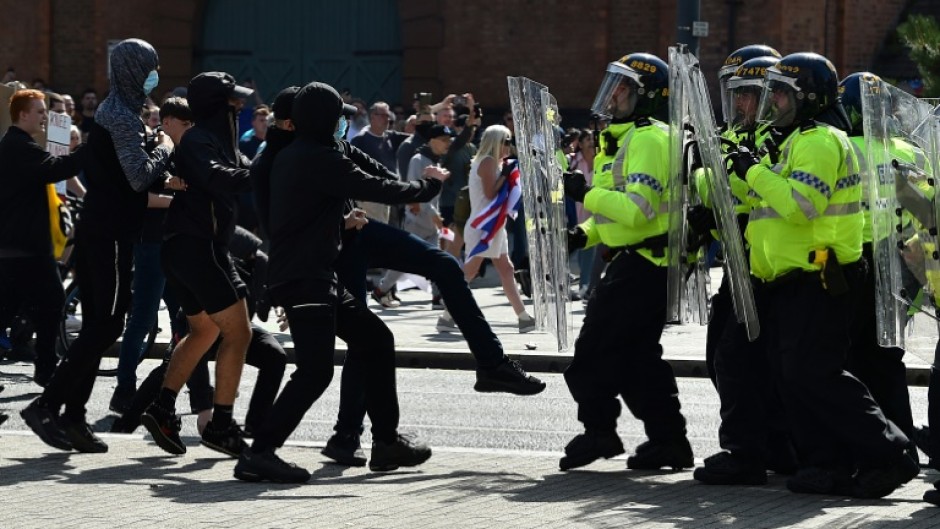 Far-right protesters have attacked police, mosques and migrant-related facilities