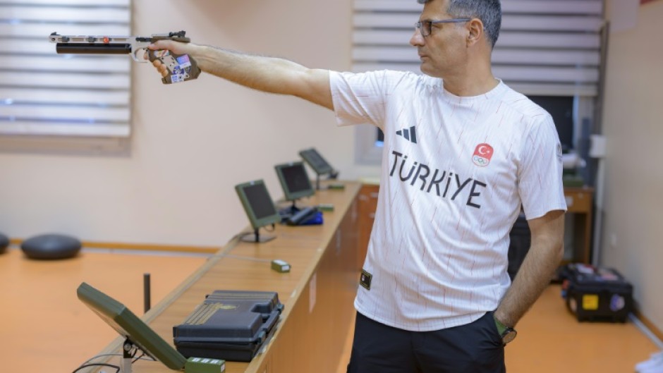 Cool shooting: Olympic silver medalist shooter Yusuf Dikec 