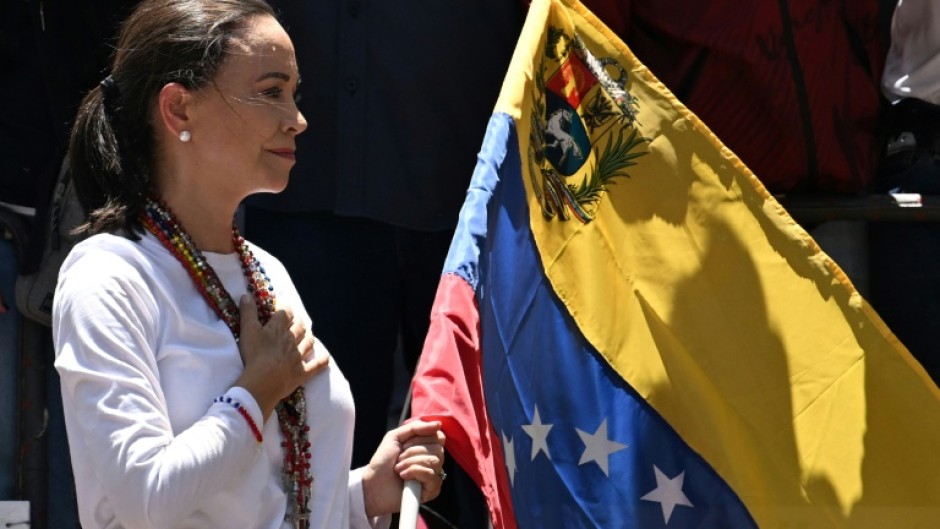 Venezuelan opposition leader Maria Corina Machado was barred from the presidential race by institutions loyal to strongman Nicoals Maduro