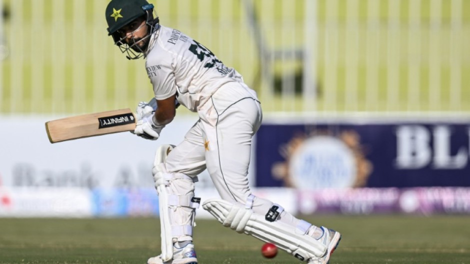 Pakistan's Saud Shakeel and Saim Ayub helped Pakistan recover to reach 158-4 on the first day of the first cricket Test against Bangladesh in Rawalpindi