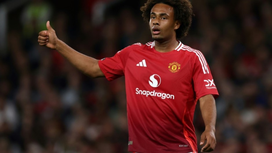 Manchester United's Dutch striker Joshua Zirkzee