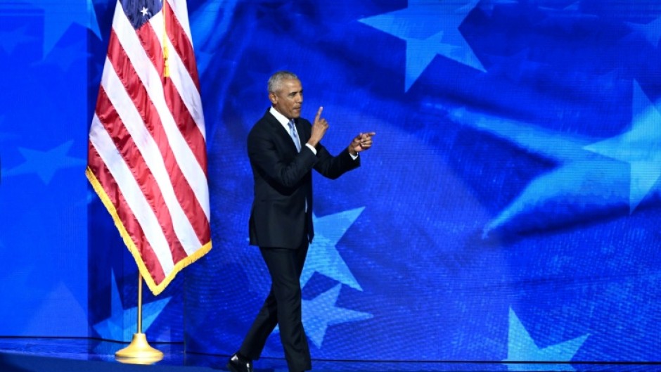 Former US president Barack Obama, in a rousing speech to the Democratic National Convention, said presidential nominee Kamala Harris 'is ready for the job'